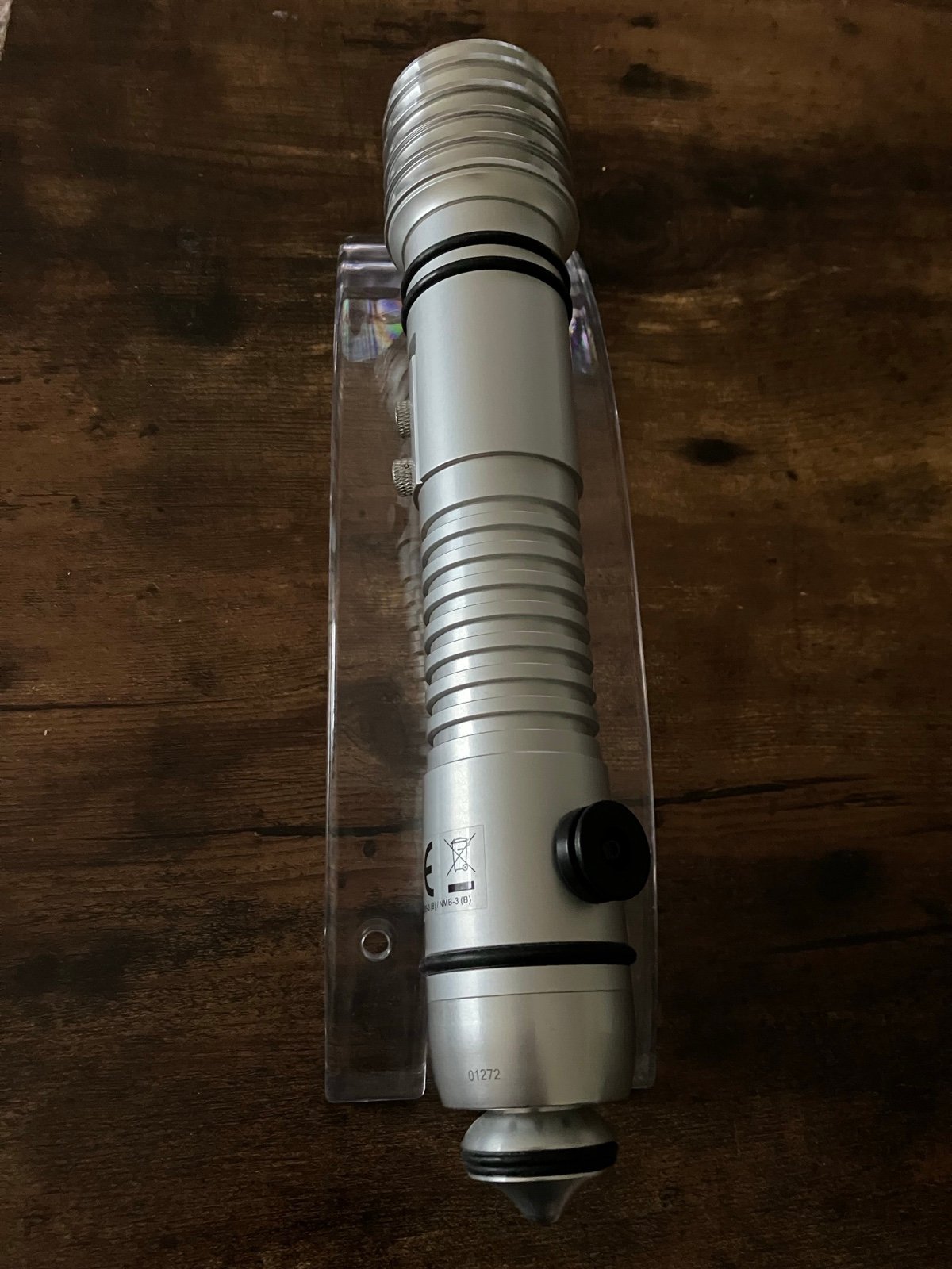 Kit Fisto black series lightsaber hilt with stand.
