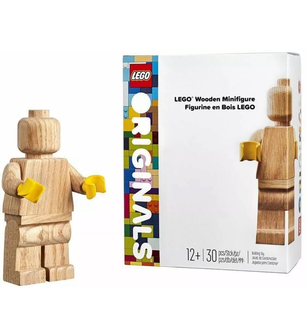 Lego Originals 7 Large Wooden Minifigure Set 853967 New in Box!