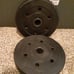 Set of 10lbs Rubber Bumper Weight Plates