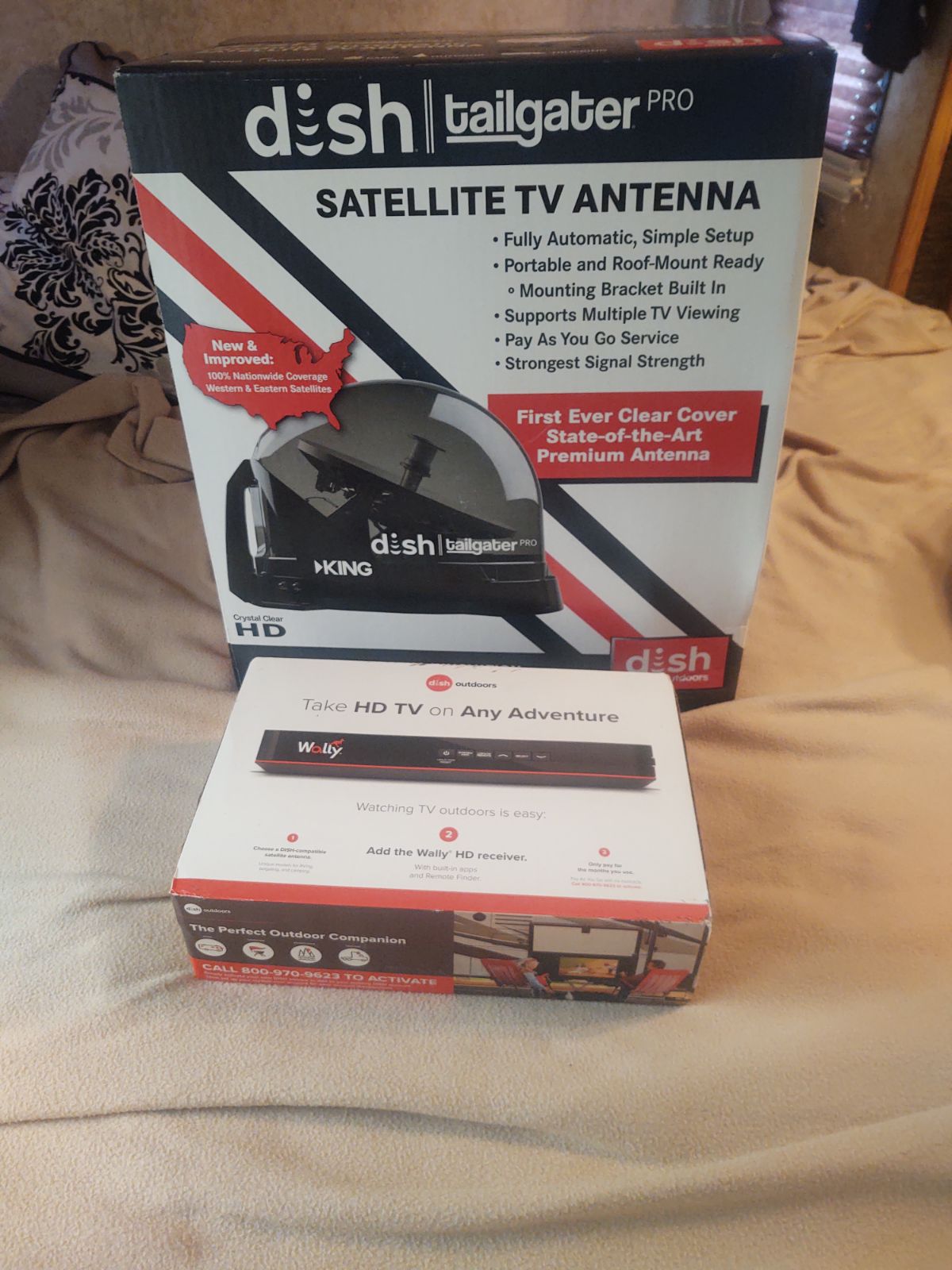 Dish tailgater pro package with wally box