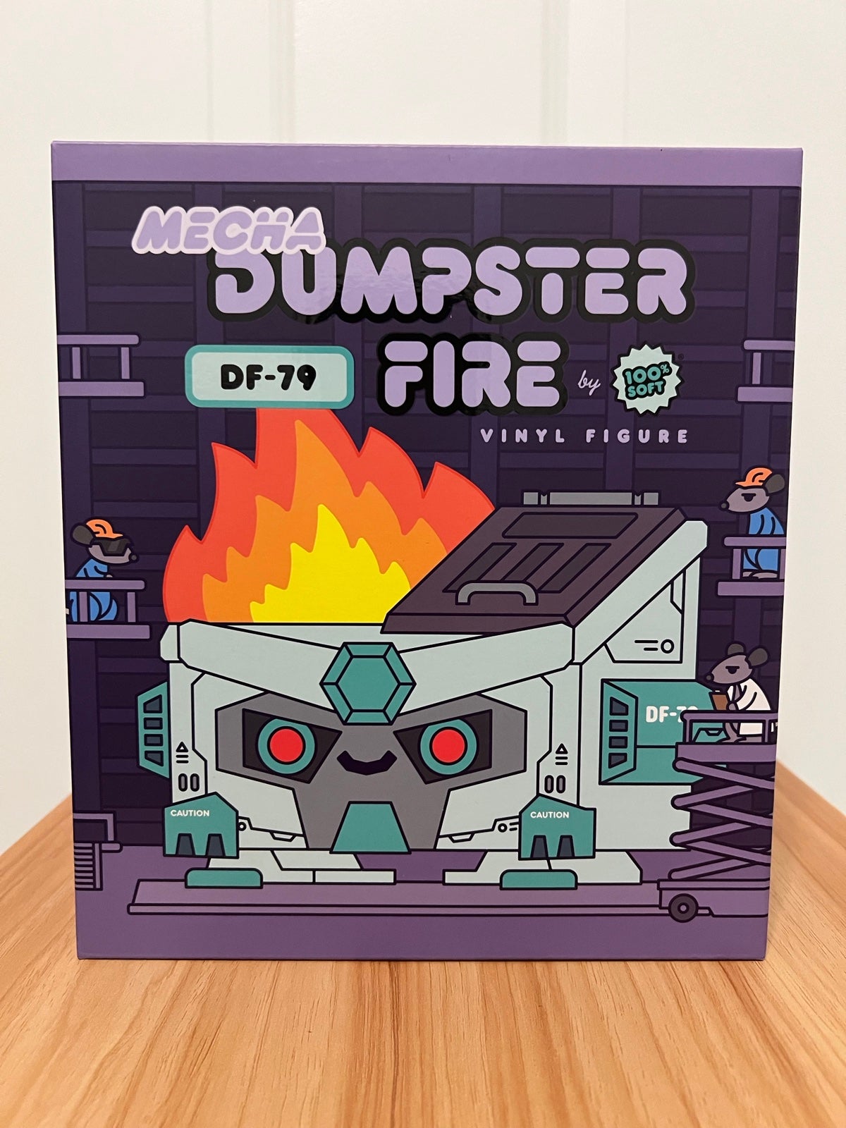 SDCC 2023 Exclusive 100% Soft Mecha DF-79 Dumpster Fire