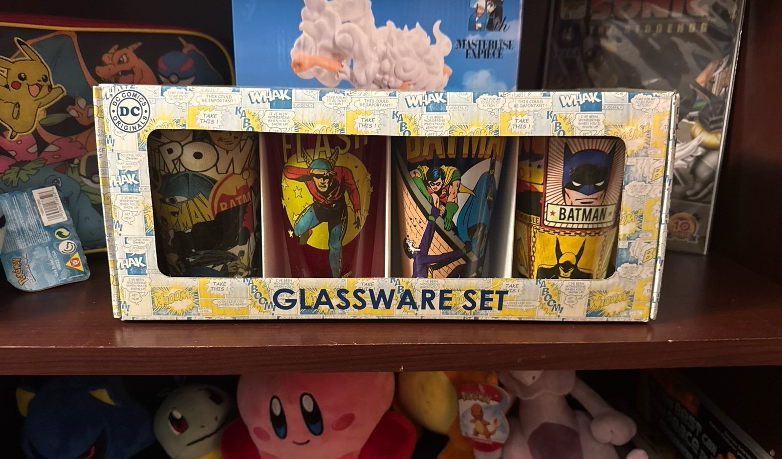 DC Originals 4pc Collectible Glassware Set