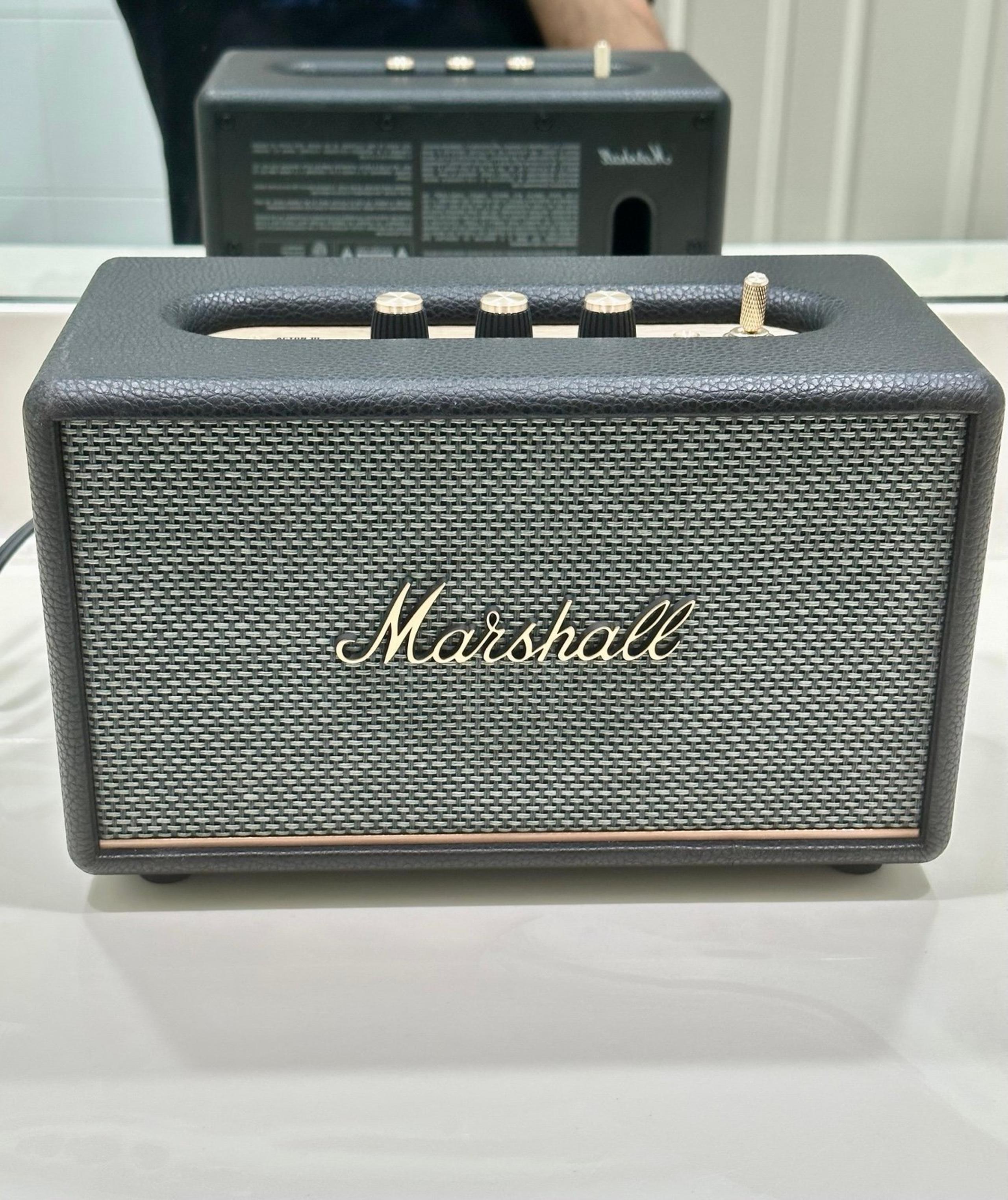 Marshall Acton III Bluetooth Speaker In Black - Next Day Shipping