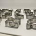 Vtg 26 Metal Cookie Cutters Halloween Cat Ghost Witch Hat Moon Tombstone Eye