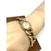Fossil Women's Watch ES3460 Curator Quartz Gold Dial Stainless Steel Tank 20mm