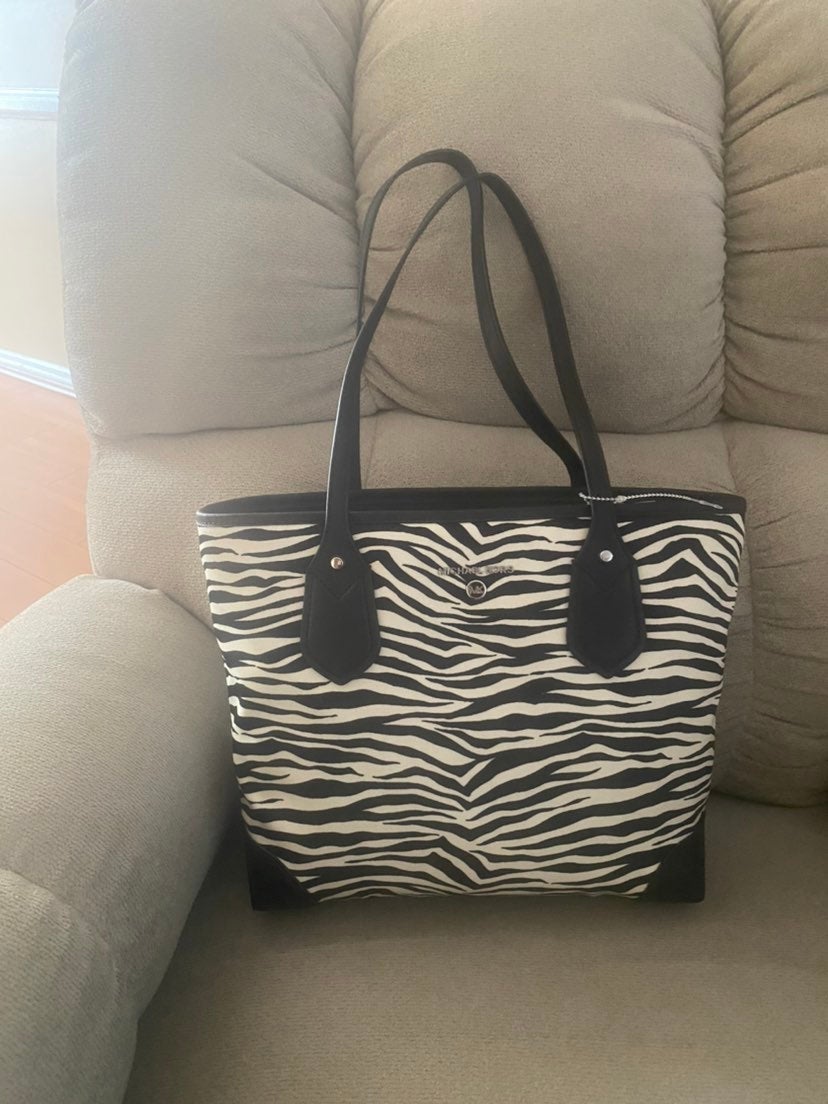michael kors zebra tote