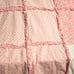 Baby Quilt-Handmade, Pink, Shapes Dots Swirls Gingham, Rag, Child, Crib Blanket