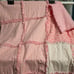 Baby Quilt-Handmade, Pink, Shapes Dots Swirls Gingham, Rag, Child, Crib Blanket