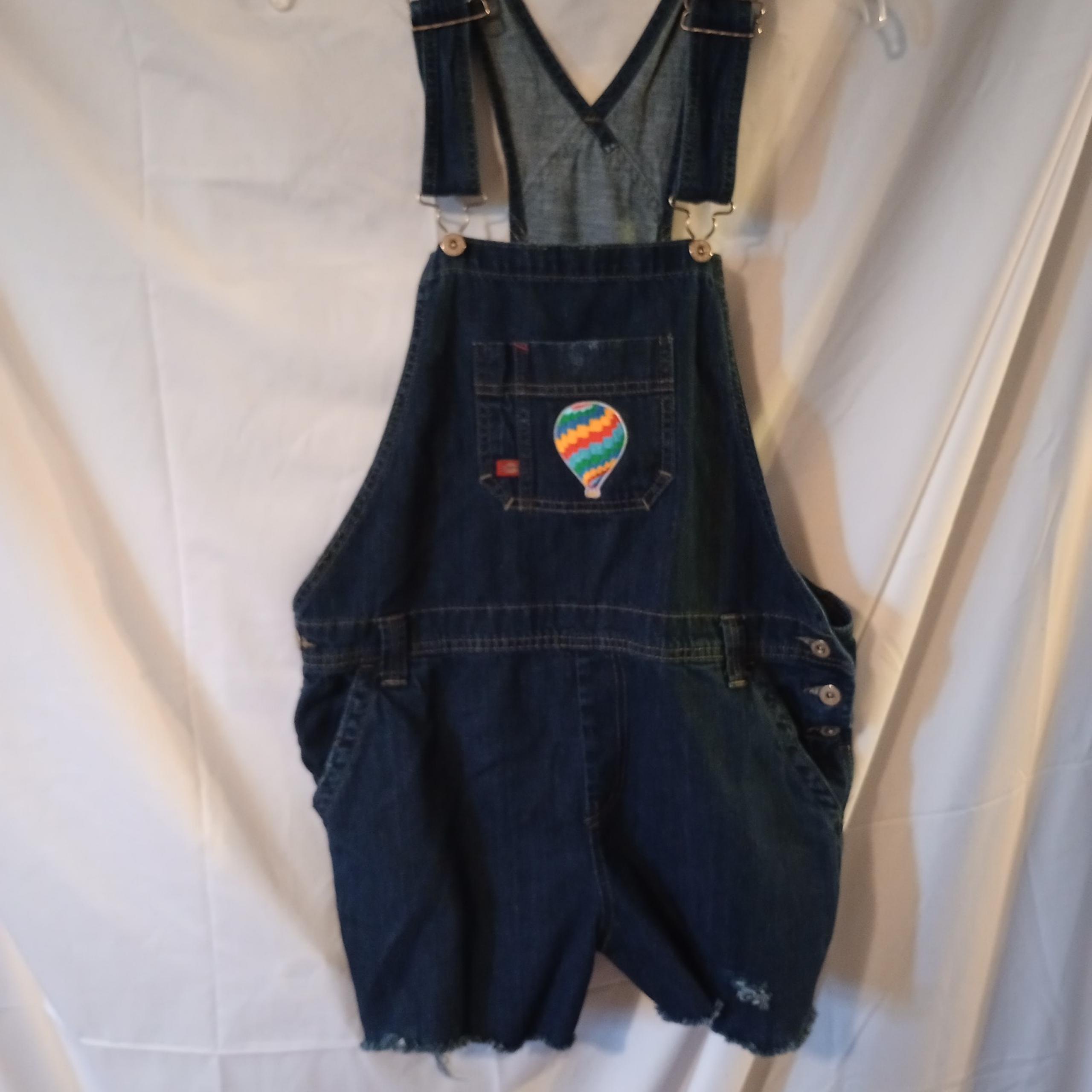 Dickies Jean Shortall Size M Raw Hem Balloon Applique Distressed Fun