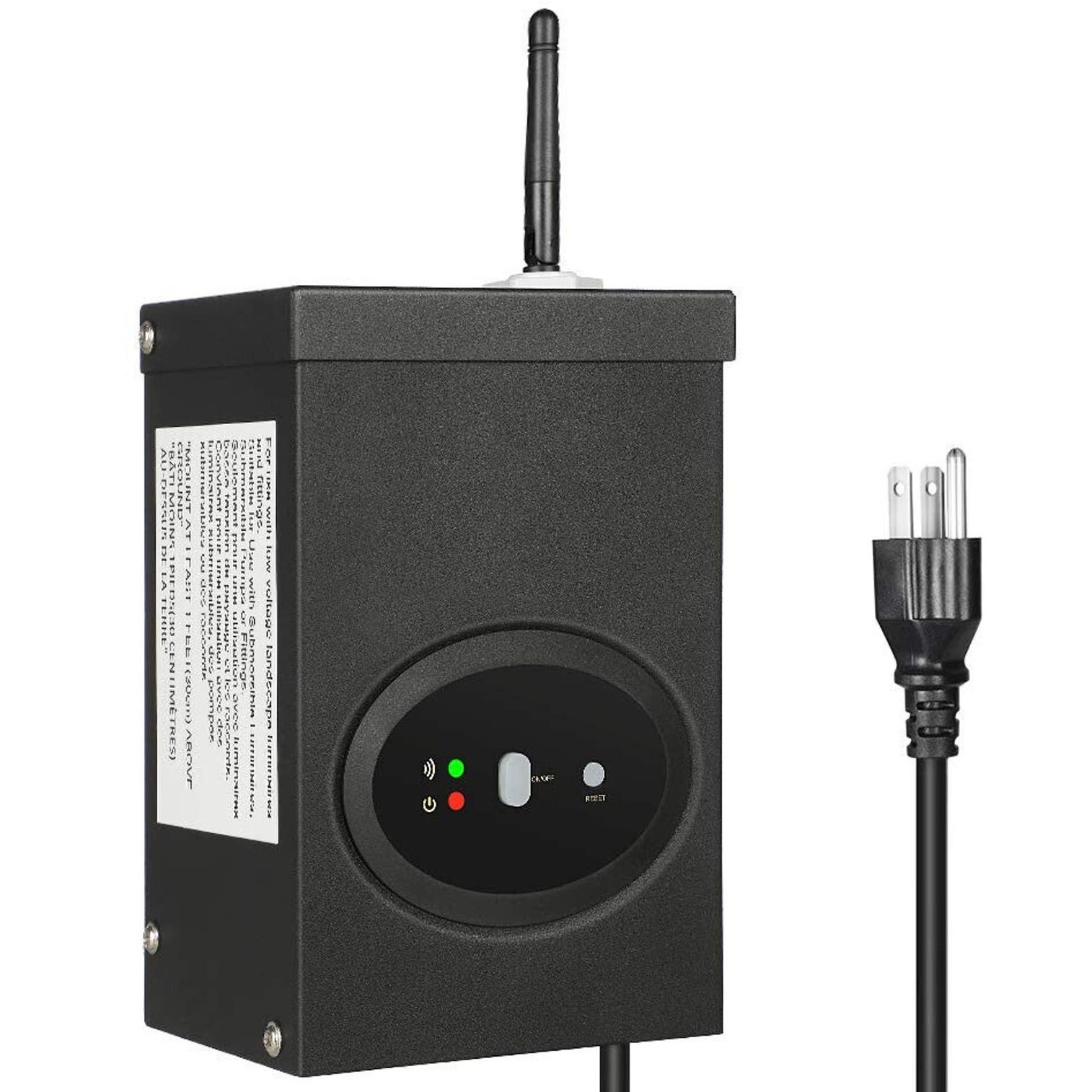 DEWENWILS 120W Smart Wi-Fi Low Voltage Transformer Schedule Timer Alexa Google