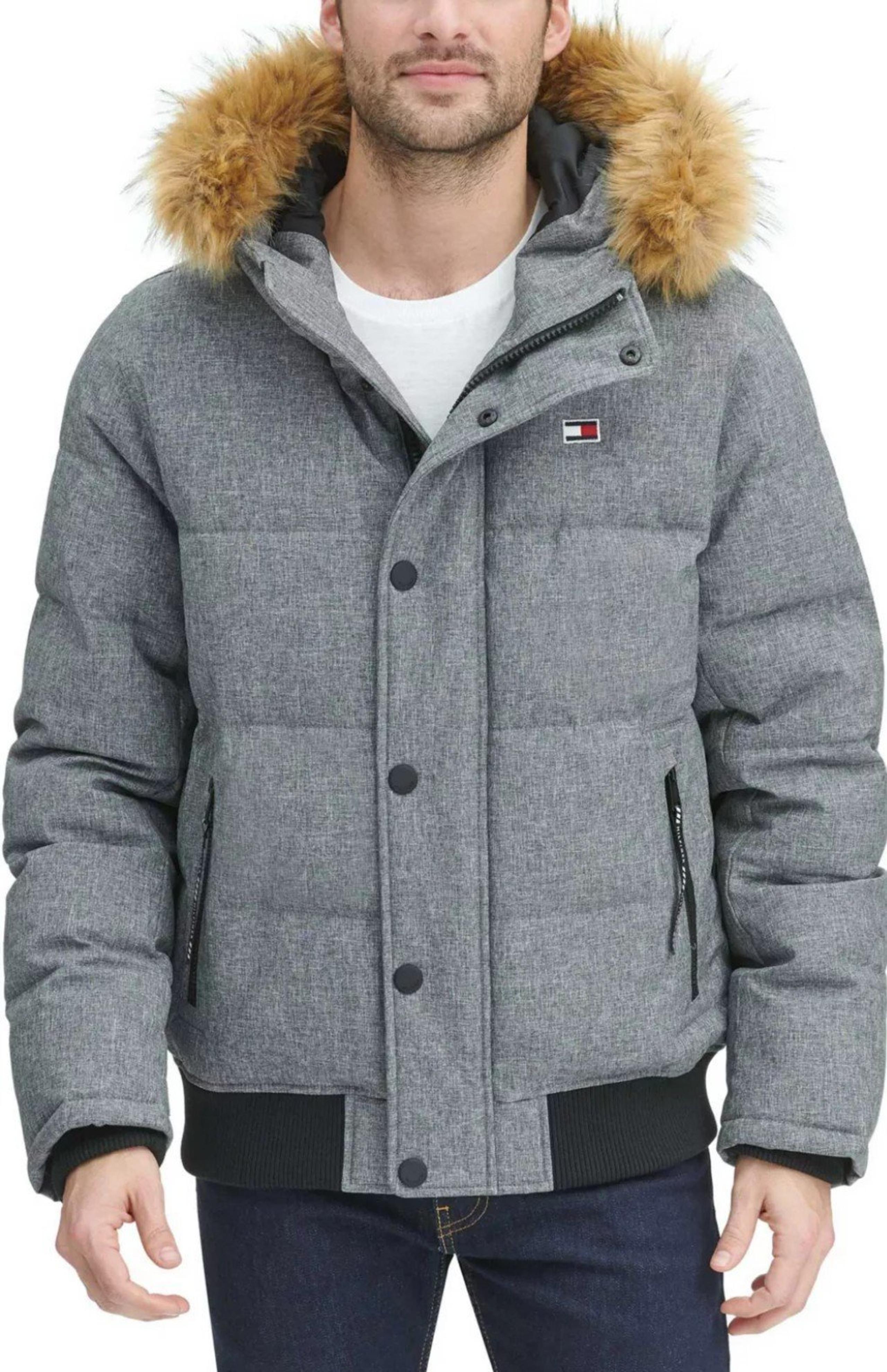 Tommy Hilfiger Men's Quilted Snorkel Bomber Jacket