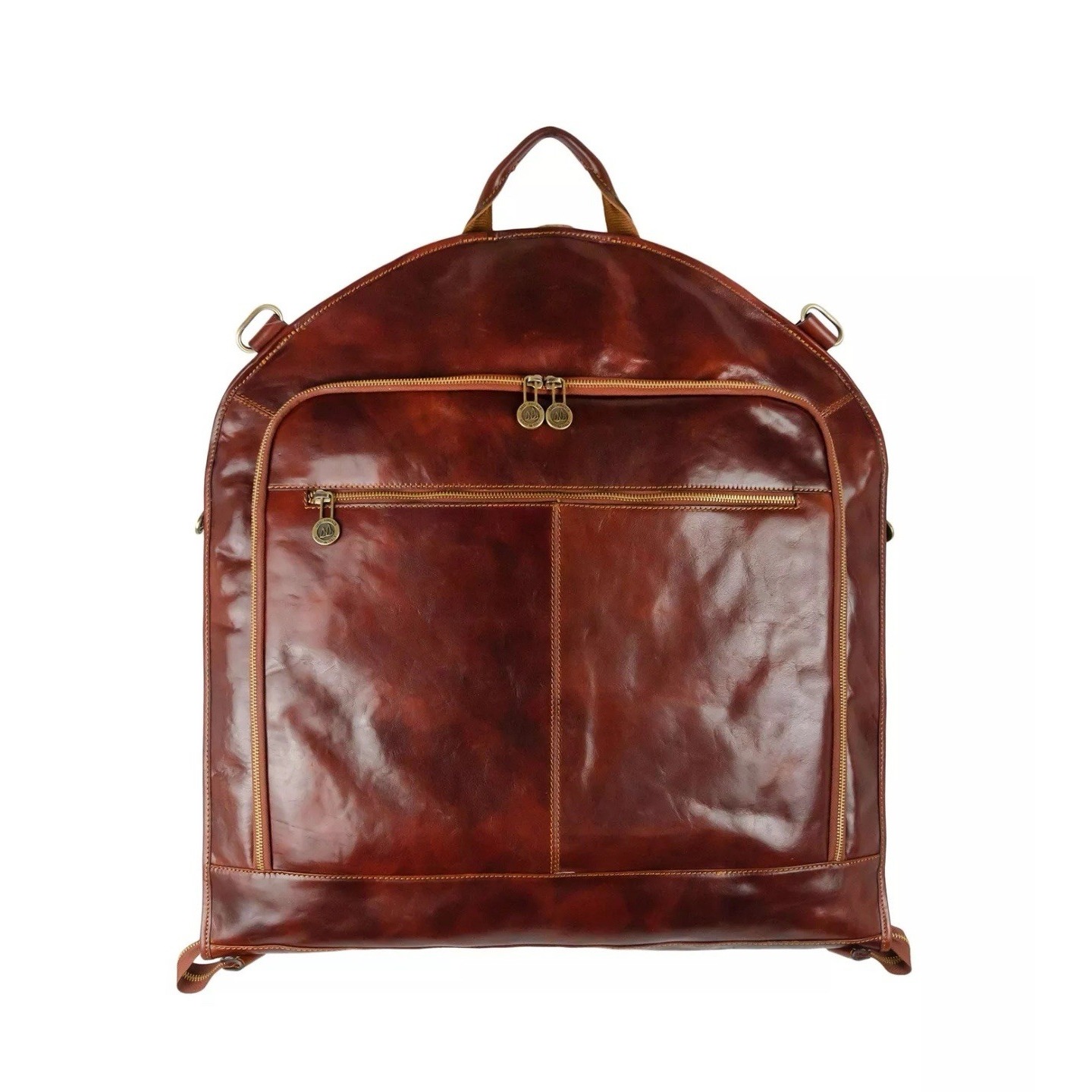 Time Resistance Leather Garment Bag Suit Duffel Slim Carry-on Suitcase Dress ...