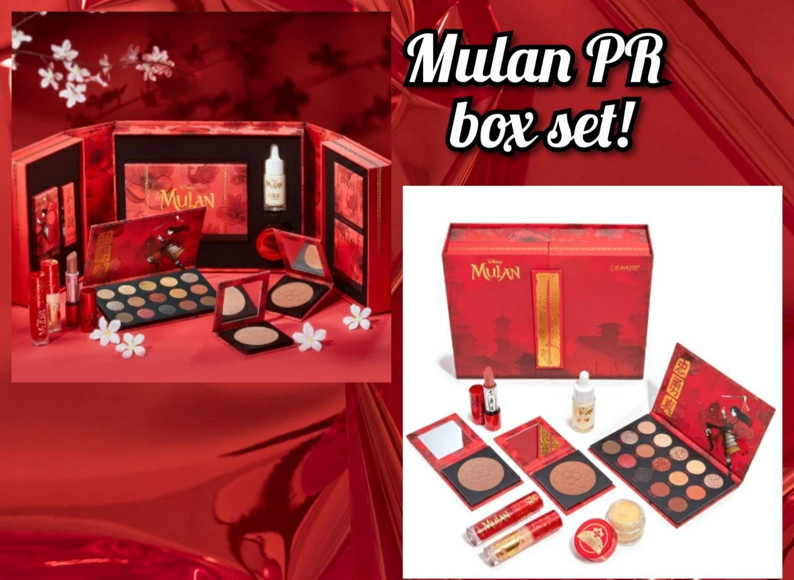 Colourpop mulan collection