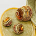 Spectacular signed Demi COROCRAFT Brooch set