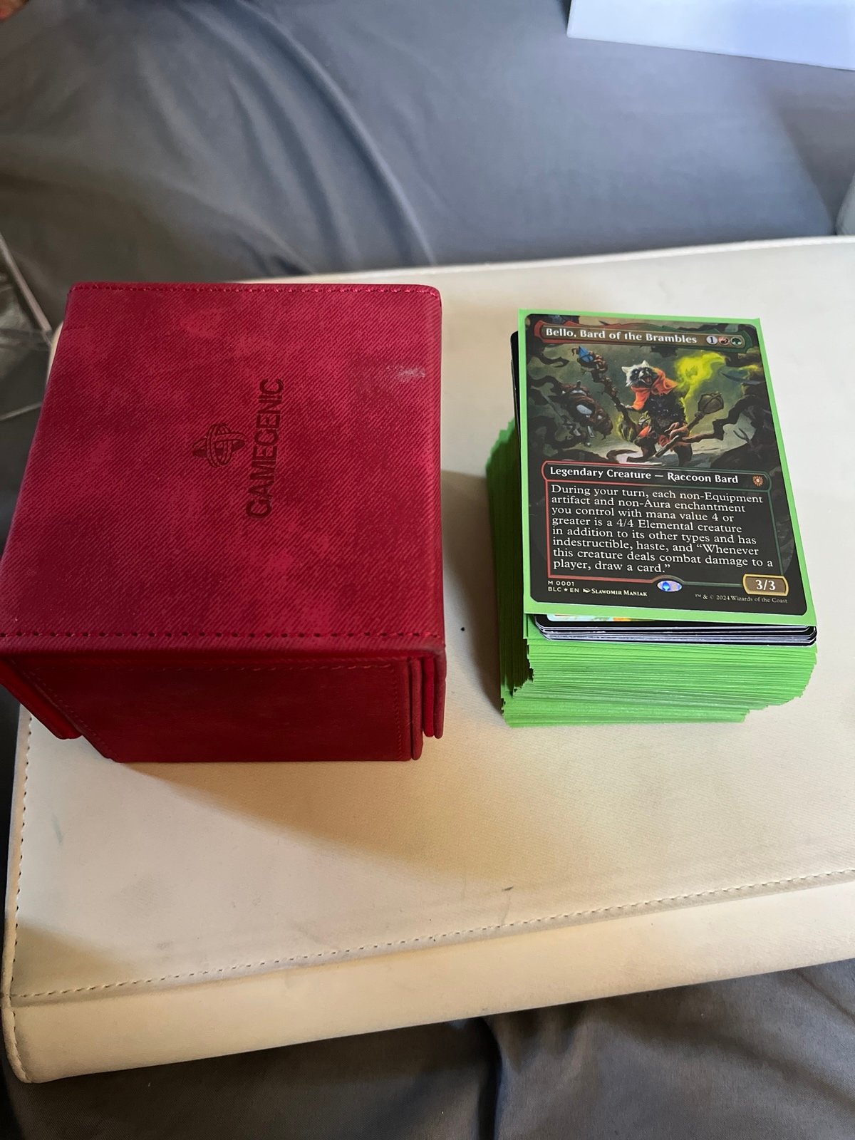 Animated Army Deck WITH sleeves and deck box