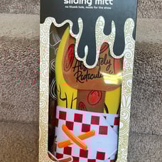 Absolutely Ridiculous sliding mitt (Adult ) sliding mitt | pizza