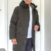 NEW ICEbear Winter Army green military thick Polyester Parka Coat size 48 M