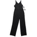 Nordstrom Donna Morgan Black Sparkle Jumpsuit Size 2 with Pockets Holiday
