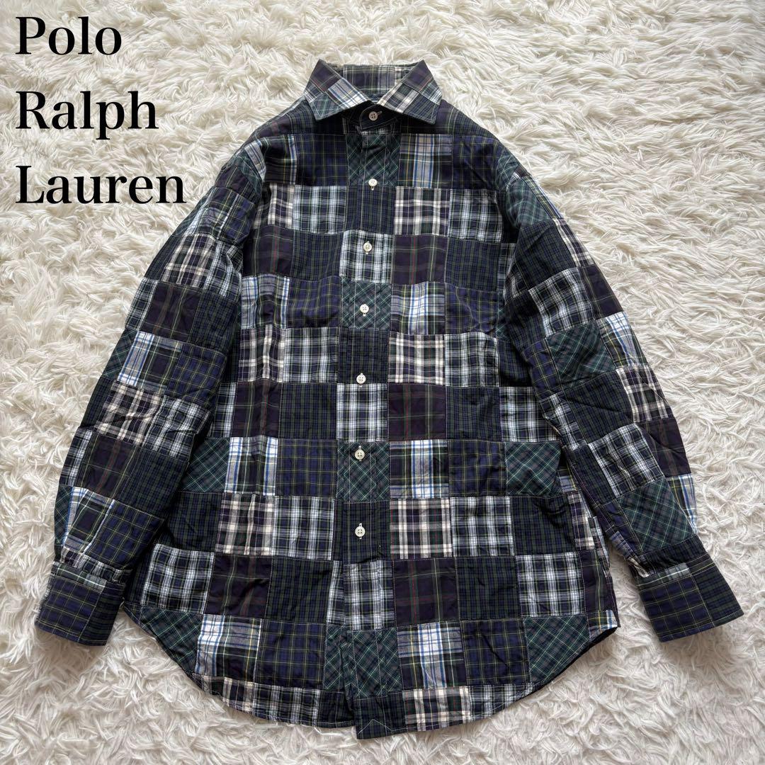 Polo Ralph Lauren 90s Ralph Lauren Patchwork Long Sleeve Shirt