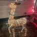 NIB 2 3D LED Glittering Deer Doe & Fawn Yard Display