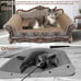 Sofa Shaped Cat Scratching Couch,,Cat Lounge 23 L X 12.2 W X 10.6 H