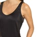 Eileen Fisher Black Scoopneck Silk Crop Jumpsuit