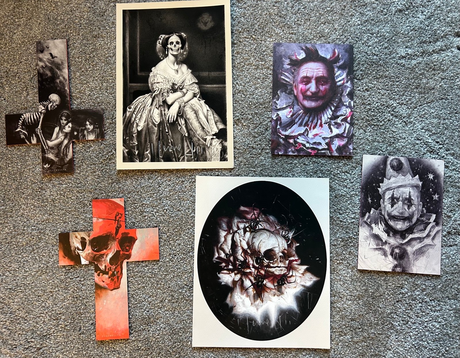 Kevin Llewellyn Gothic Art Prints Angel of Death Sweet Dreams Robin Williams