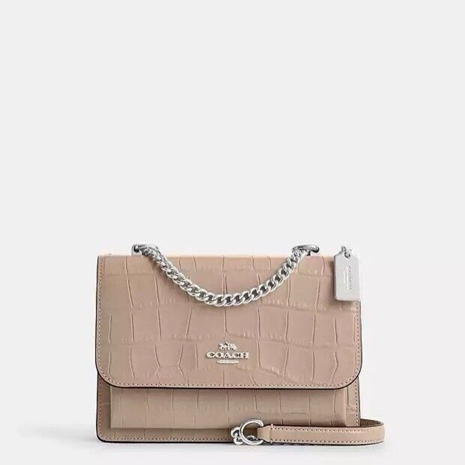 NWT Coach Klare Crossbody Bag CC840 Silver /Stone