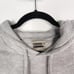 Gymshark Womens Small S Heather Gray Ribbed Cropped Hoodie Pullover Lounge Grey