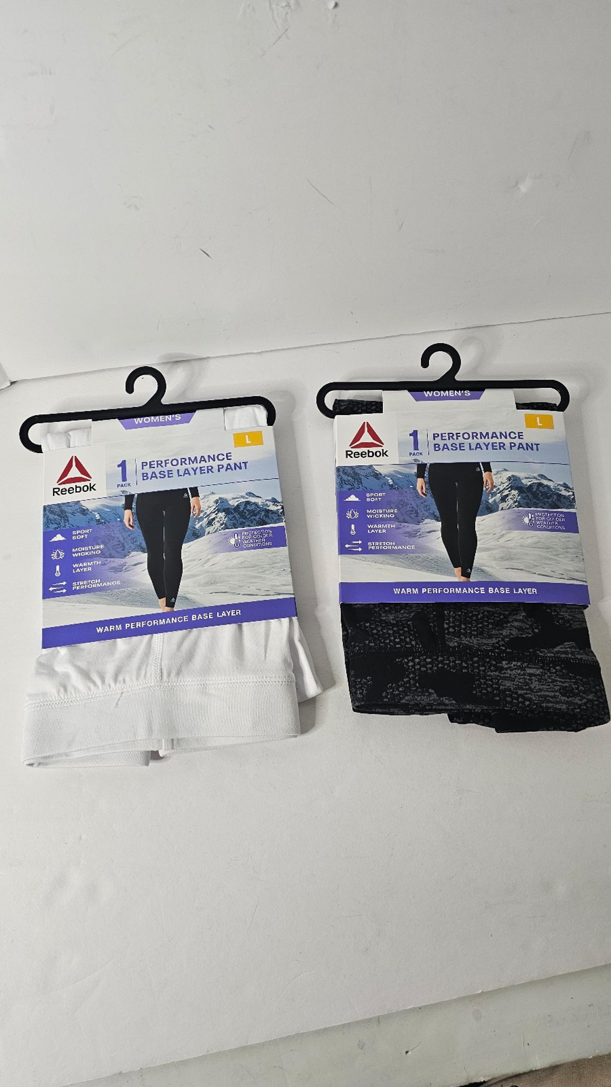 Womens Lg(32-34) Performance Base Layer Leggings/Pants - Reebok