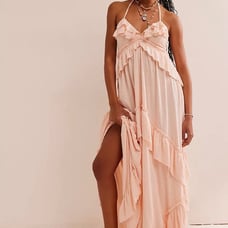 NWT FreePeople FP Beach Santa Luz Maxi Dress