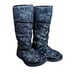 Coach Signature Nikole Womens Sz 7B Black Fur Lined Roll Down Cuff Winter boots