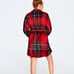 VS PINK Red Pepper Plaid Robe