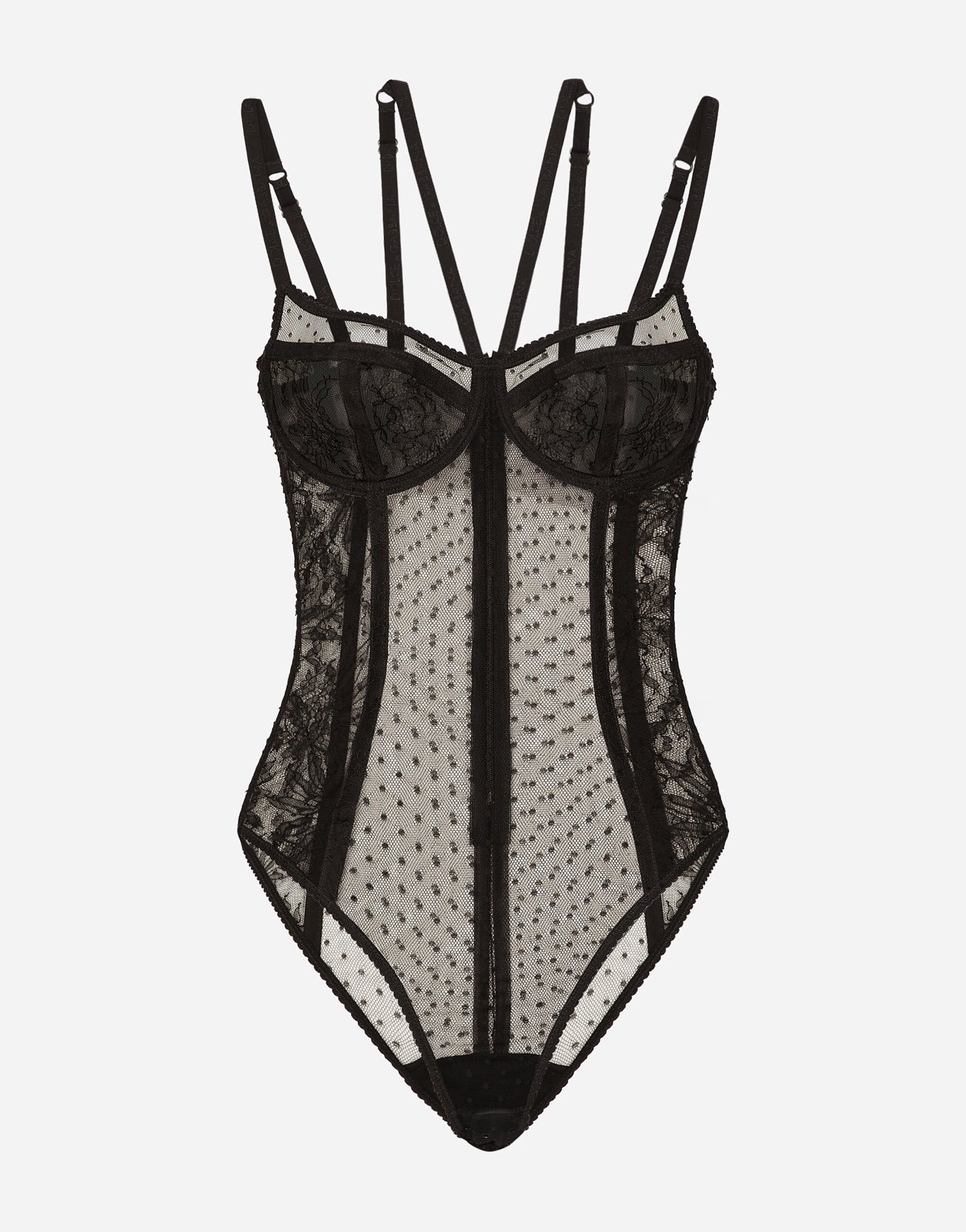 1225 DOLCE GABBANA LACE BODYSUIT SIZE M