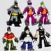 Imaginext Gotham City Jail with action Figures and Batcycle amd Joker Hauler