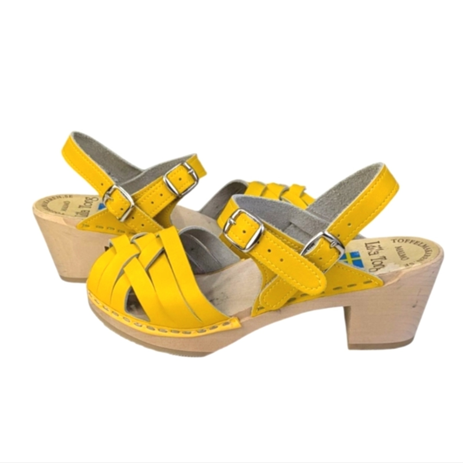 Toffel Makaren Lilla Torg Swedish Clog/Sandals EUC Size 38 US 8 S3393