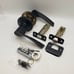 Veise Fingerprint Door Lock w/ 2 Lever Handles - Keyless Entry Oil Rubbed Bronze