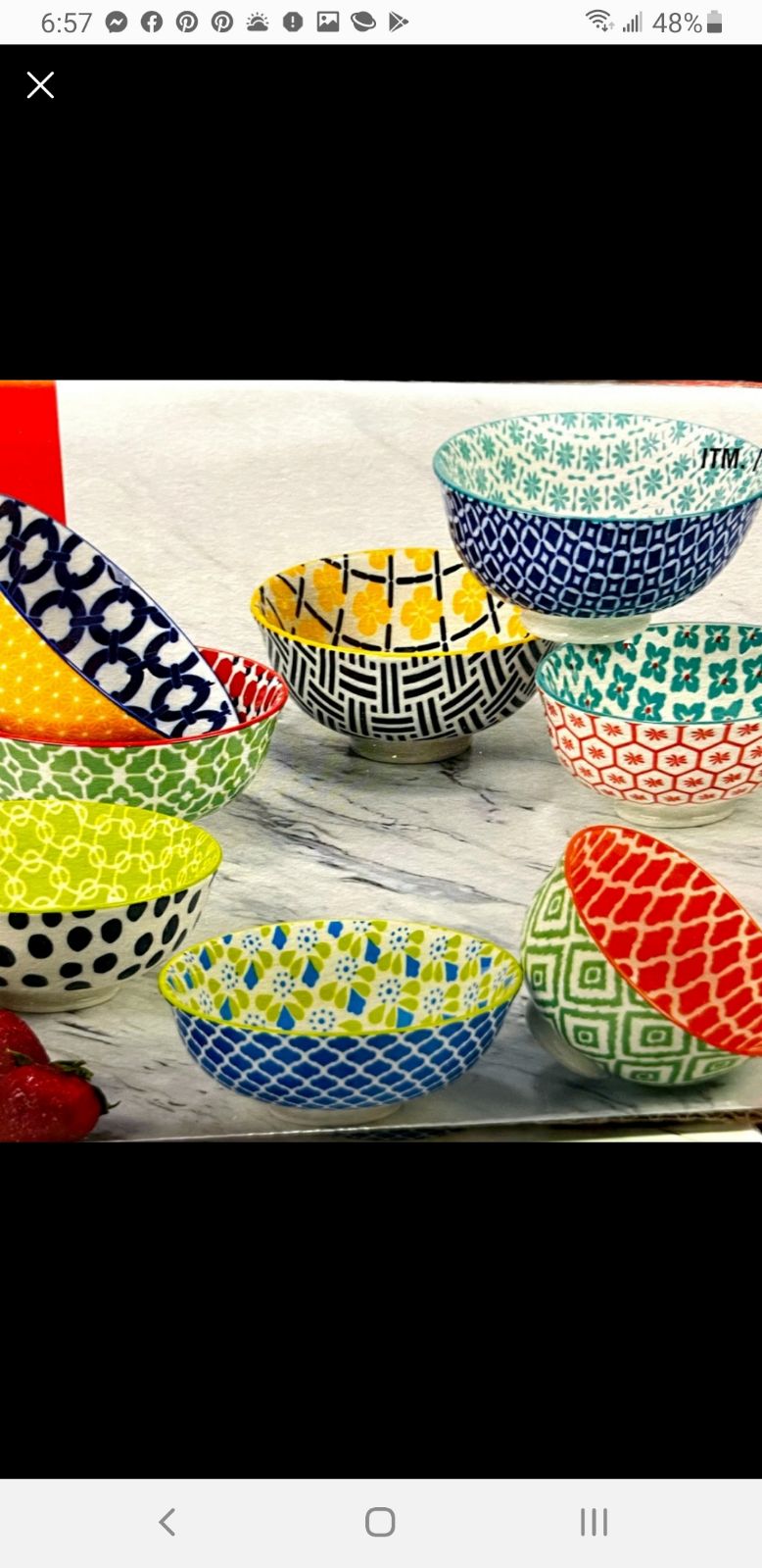 Chelsea 10 piece stoneware bowl set
