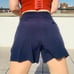 Athleta High Waist Navy Blue Pull Up Shorts Effortless Style Classy Meets Sporty