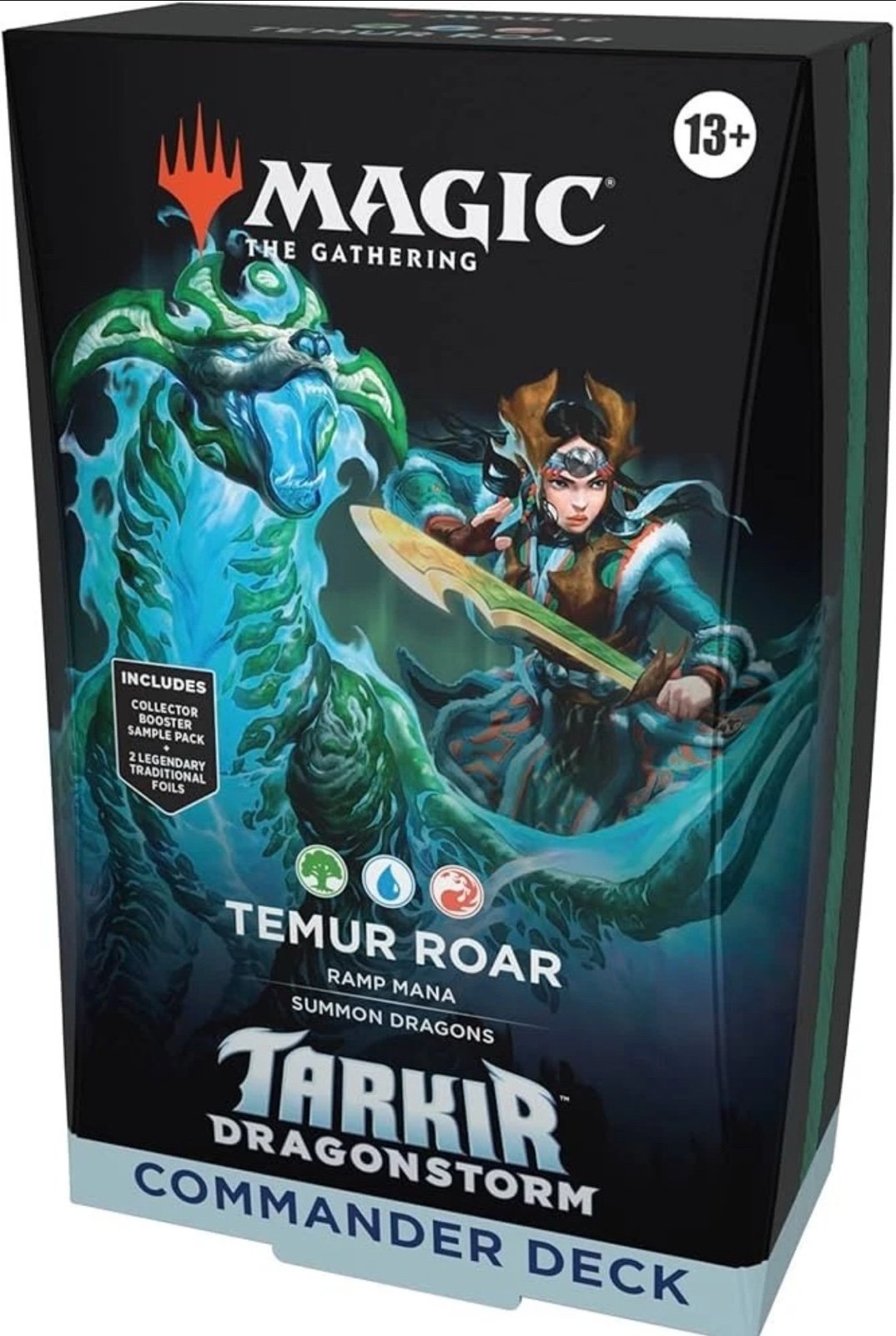 MTG Magic the Gathering Tarkir Dragonstorm Commander Deck - Temur Roar
