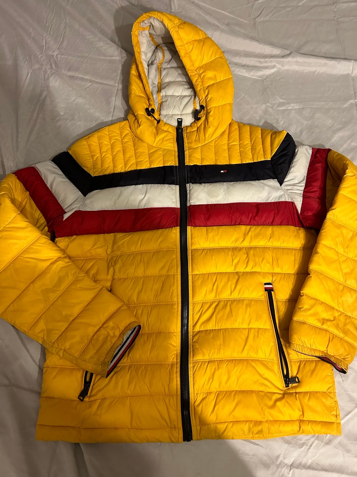 Tommy Hilfiger Yellow Puffer Coats Jackets Mercari
