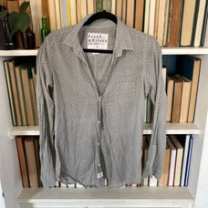 Frank & Eileen Eileen gray polka dot shirt