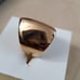 Knife Edge Sterling Silver 925 Modern Ring