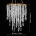 Acrylic Chandelier Ceiling Light Shade Beaded Hanging Pendant