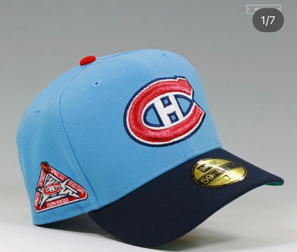 Myfitteds Montreal canadiens 1993 NHL ash reverse retro size 7 1/2 new era fitte