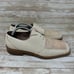Giorgio Brutini Beige White Leather Snakeskin Oxford Dress Shoes Men's Size 10M