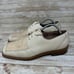 Giorgio Brutini Beige White Leather Snakeskin Oxford Dress Shoes Men's Size 10M