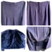 Vintage Ireland Willow Weavers 2-Piece Wool Skirt Suit Set 10/12 Purple Tweed