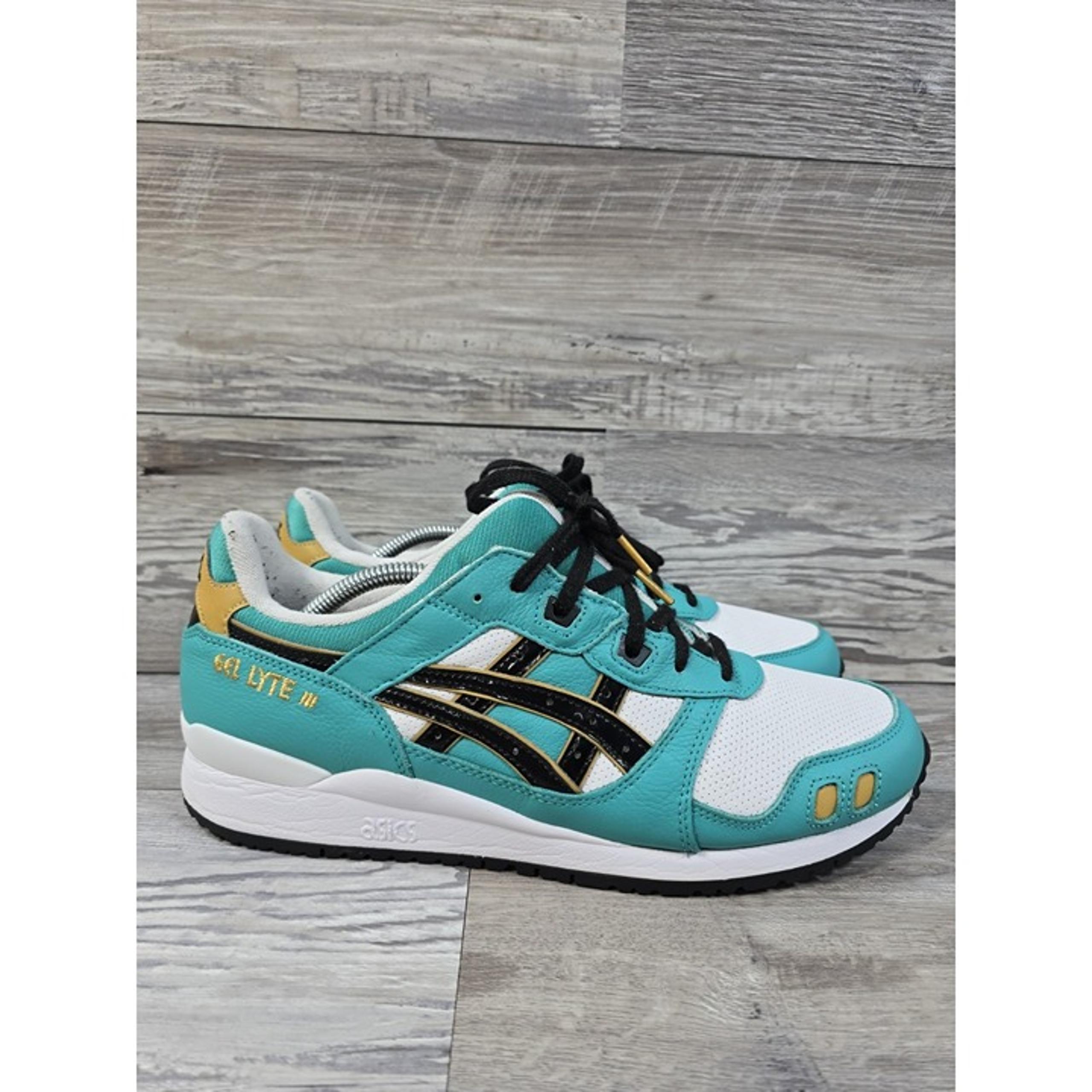 Asics Gel-Lyte III OG "Teal Daruma" Baltic Jewel/Black Men's Size 11 Shoes