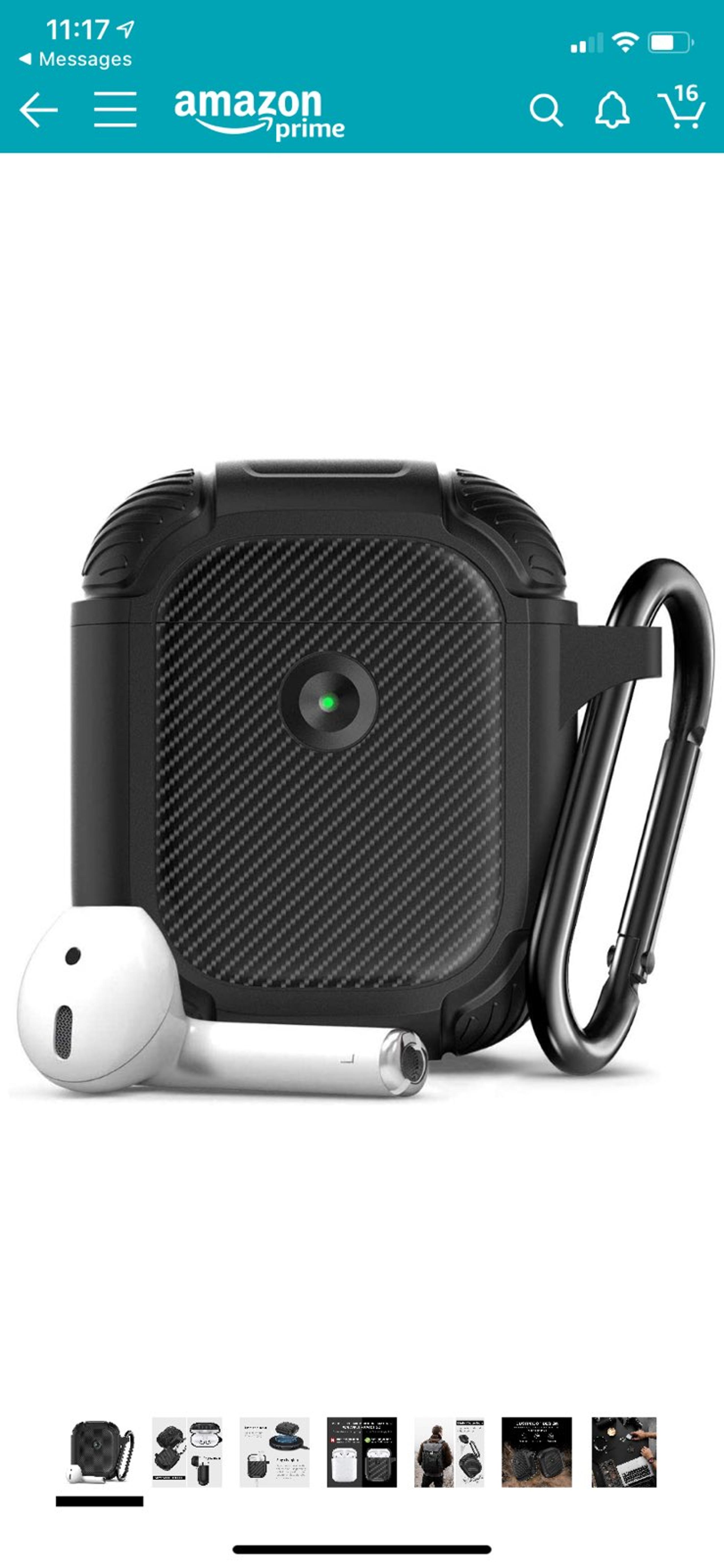 Black Apple Airpod Case